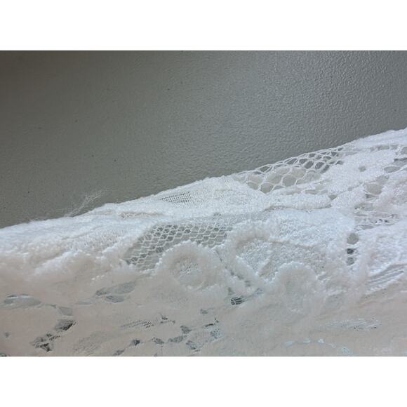 NWD Hemant & Nandita Sheer Lace Midi Dress Size S Ivory #NB460 - Picture 8 of 15